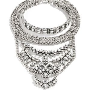 BaubleBar Morgause Warrior Bib Necklace